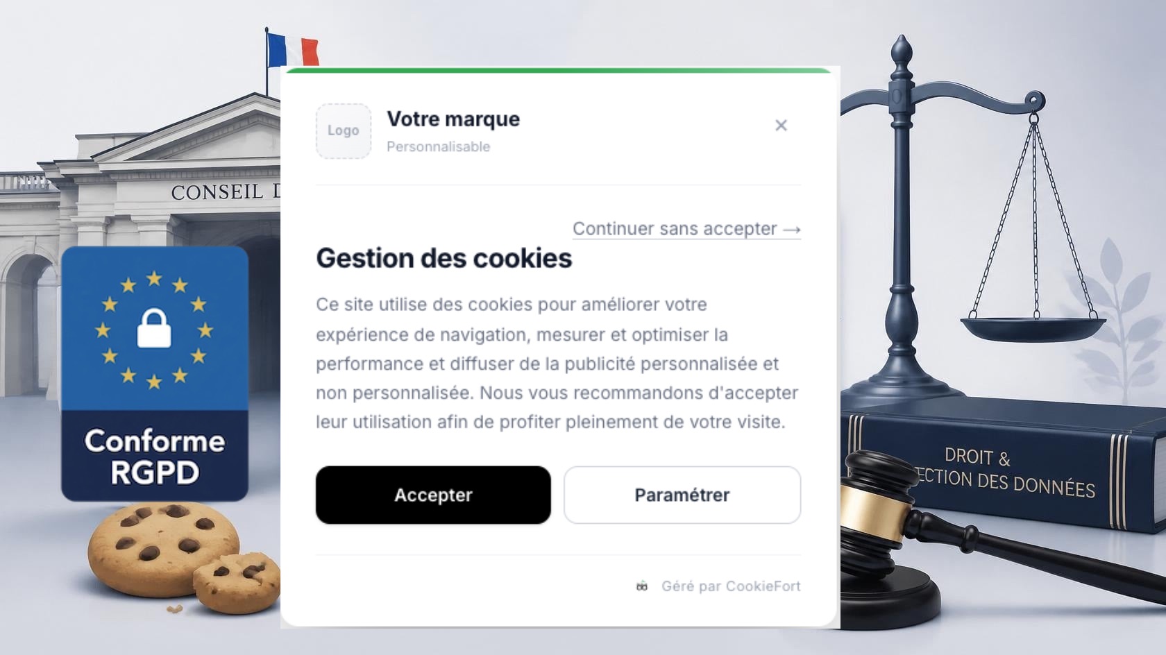 Conformité bannières cookies décision 501417